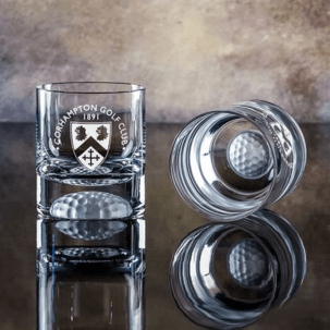 Golf whiskey tumbler